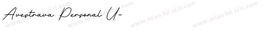 Avestrava Personal U字体转换